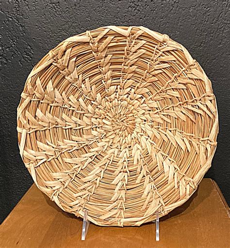 Handmade Papago Weaved Grass Bowl Dn The Shops In Uptown Etsy