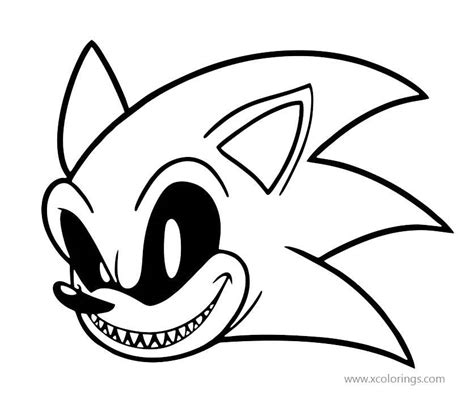 10 Fnf Sonic Exe Coloring Pages For You Weqsabv