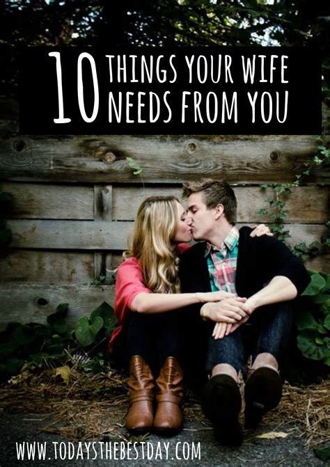 10 Things Your Wife Needs From You Con Imágenes Fotos De Parejas