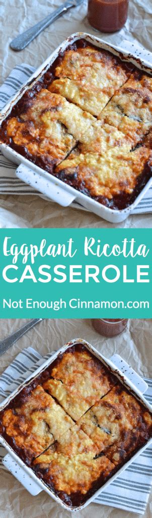Perfect As A Side Dish Or A Meatless Main Dish This Eggplant Ricotta