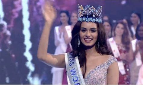Manushi Chhillar Representing India Crowned Miss World 2017 World