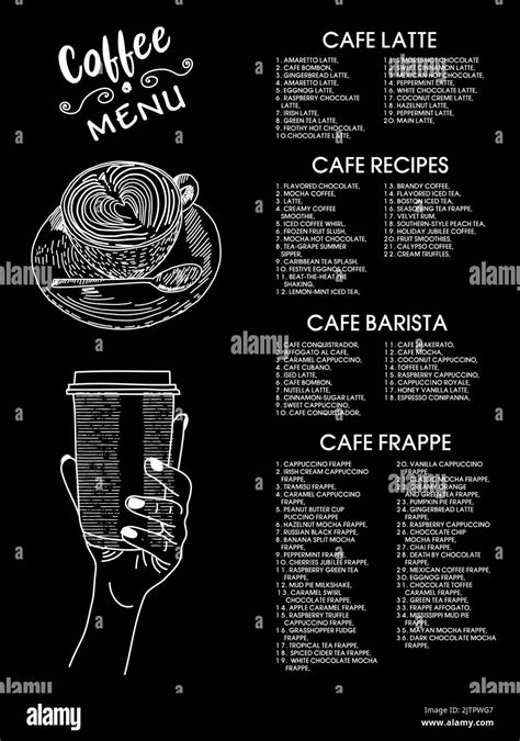 Coffee House Menu Restaurant Cafe Menu Template Design Food Flyer