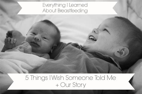 Everything Ive Learned About Breastfeeding 5 Things I Wish Someone