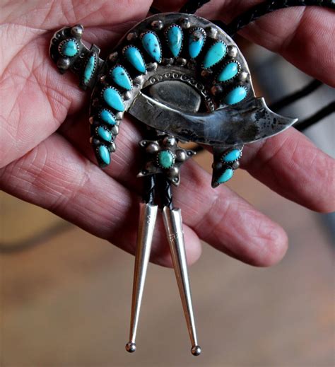 Old Francis M Begay Navajo Handmade Sterling Silver Turquoise Stones
