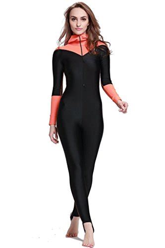 Buy Micosuza Full Body Swimsuit Swim Suit Full Coverage Long Legs