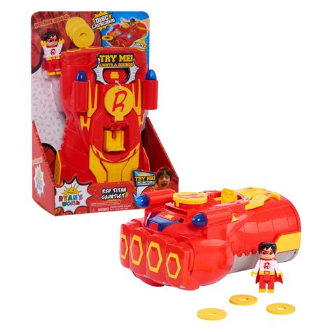 Buy Just Play Ryans World Red Titan Lights And Sounds Gauntlet Kids