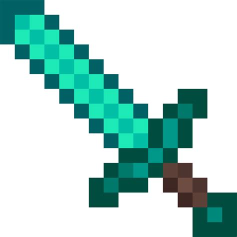 Editing Minecraft Sword Sprite Free Online Pixel Art Drawing Tool