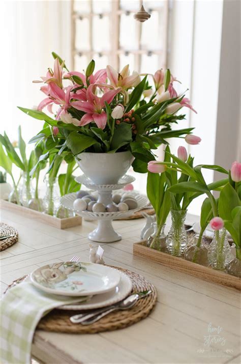 40 Beautiful Diy Easter Table Decorating Ideas For Spring