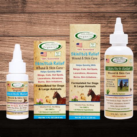 Organic Skin Itch Relief For Dogs And Large Animals