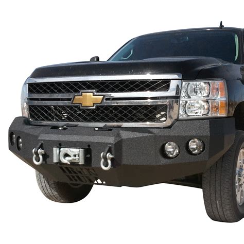 Iron Bull Bumpers® Chevy Suburban 2011 Full Width Black Front Winch