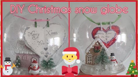 Easy Diy Christmas Snow Globe Craft 2021 How To Make A Waterless