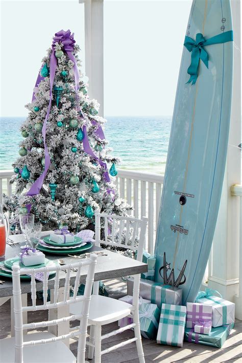 Put A Ribbon On It Coastal Christmas Decor Coastal Christmas