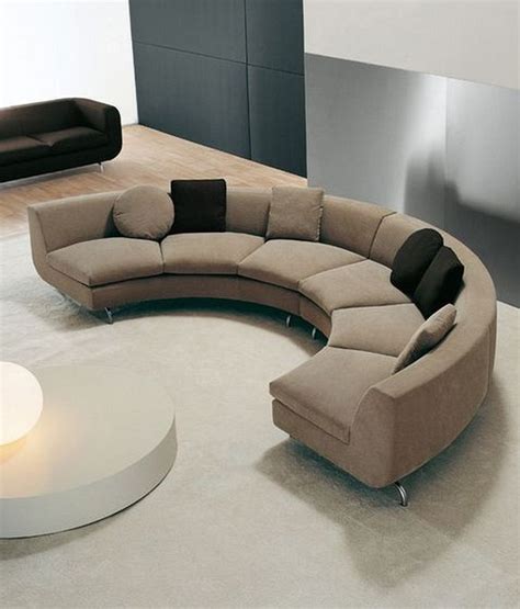20 Modern Circular Sofa Designs For Living Room Sofá Curvado Sofás