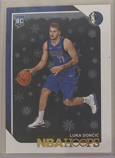 Luka Doncic Rookie Card Nba Hoops