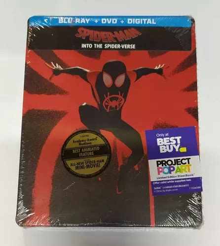 Blu Ray Spider Man Into Verse Steelbook Dvd Original Dc