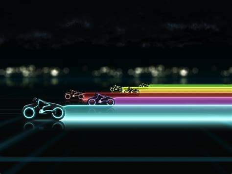 Tron Legacy Lightcycle Race Wallpaper High Definition High Quality