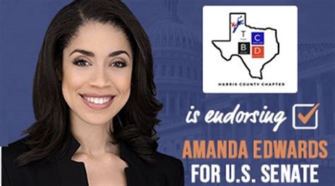 Houstons Amanda Edwards Could Be Texas First Black Woman Us Senator Mxo Entertainment
