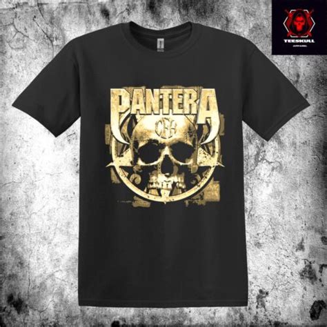 Pantera Heavy Metal Rock Band Tee Unisex Adults Heavy Cotton T Shirt S