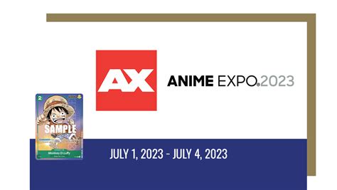 Ended Anime Expo 2023 − Events｜one Piece Card Game Official Web Site