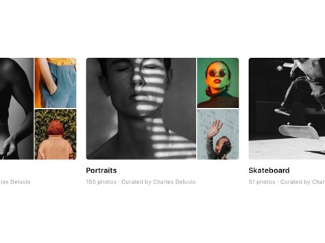 Unsplash Collections By Charles Deluvio For Unsplash On Dribbble