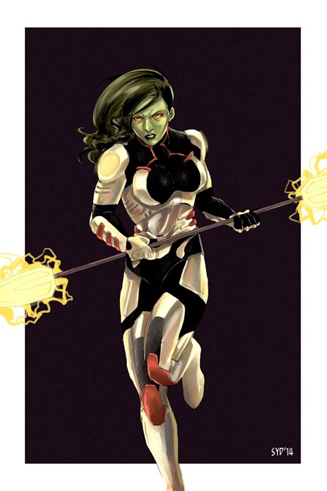 Marvel Comics Gamora By Christasyd Guardians Of The Galaxy Super Heroes Aliens Marvel Women