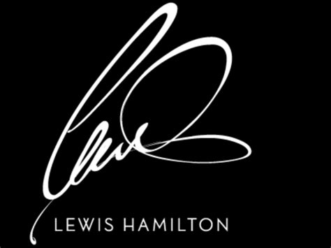 √ Lewis Hamilton Signature