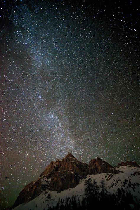 Milky Way Over The Dolomites Photograph By Matteo Colombo