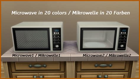Mod The Sims Modern Microwave