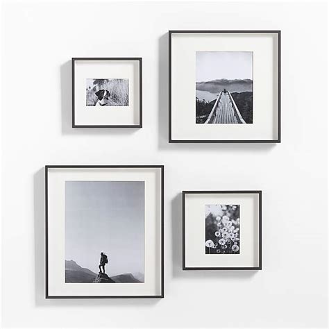 Icon Black Wall Frames Crate And Barrel Canada