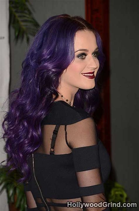Katy Perry Purple Hair Pin For Pinterest Dark Purple Hair Lilac