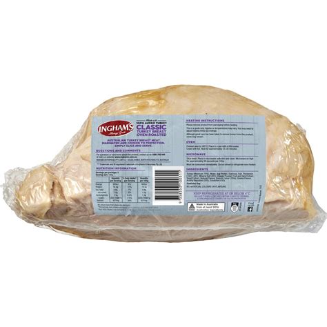 Ingham S Classic Turkey Breast Oven Roasted G Woolworths