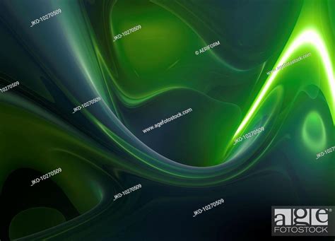 Swirling Green Abstract Backgrounds Pattern Stock Photo Picture And