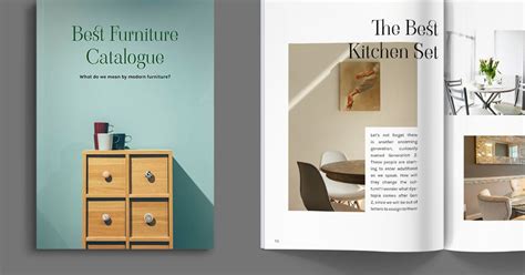 Furniture Catalogue Magazine Template Graphic Templates Envato Elements