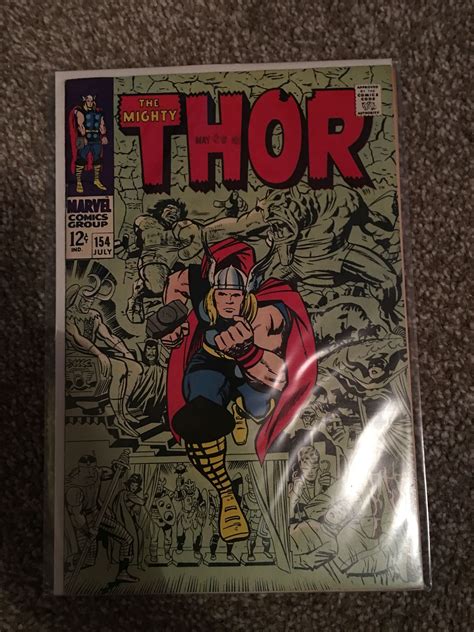 The Mighty Thor 154 An Iconic Jack Kirby Cover Comic Book Heroes
