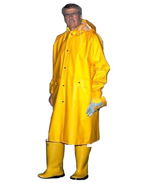 Storm Breaker Yellow 48 Raincoat With Hood