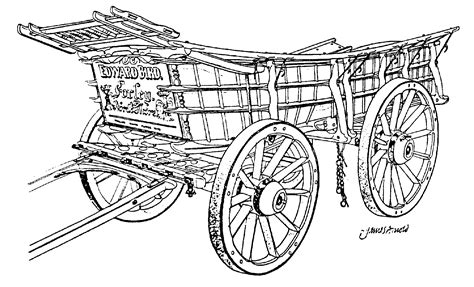 Old Wagon Drawing At Getdrawings Free Download