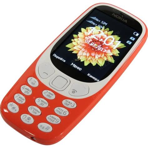 Телефон Nokia 3310 Dual Sim Ta 1030 Warm Red 16 Мб — купить цена и