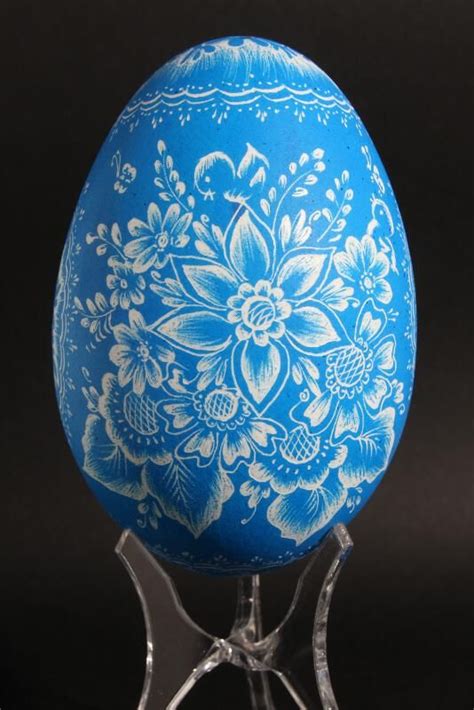 Painted Or Scratched Eggs From Poland Kraszanka Easter Egg Painting