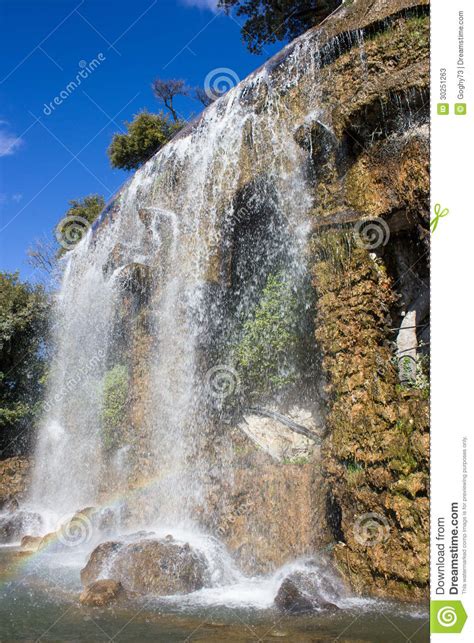 Nice France Waterfall Stock Image Image Of Mediterranean 30251263