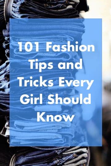 101 Fashion Tips And Tricks That Every Girl Should Know 101 Fashion