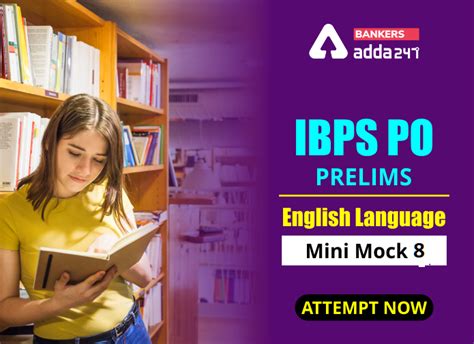 Our expert crew has done an individual analysis for preparing simplification questions pdf for respective exams. IBPS PO Prelims English Language Mini Mock Test 8 - Cloze Test