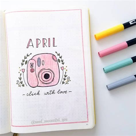 april bullet journal printable april bullet journal setup ⋆ sheena of the journal i ll show