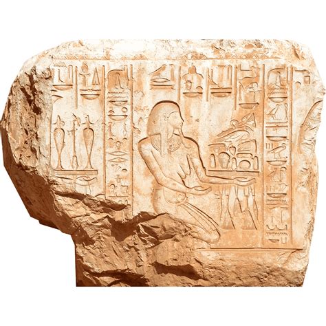 H13156 5ft Ancient Egyptian Reflexology Hieroglyphs Stone Slab