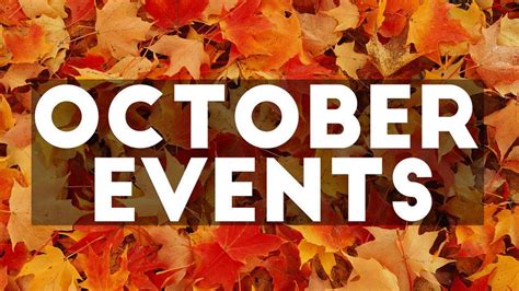 15 Awesome Local October Events Local Herald