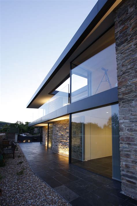 Fixed Structural Glass Was Used On Both Floors As Frameless Windows