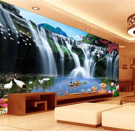 3d Room Wallpaper Custom Mural Non Woven Wall Sticker Chinese Painting