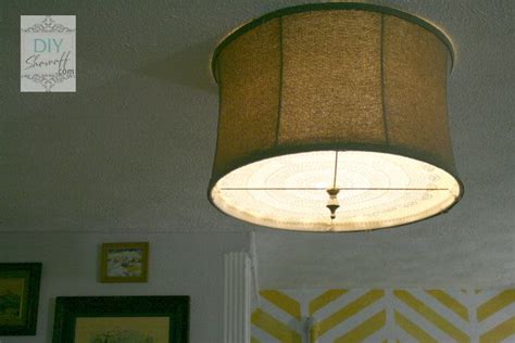 Diy Ceiling Mount Drum Shade Light Fixture Cover Kitchen Lighting