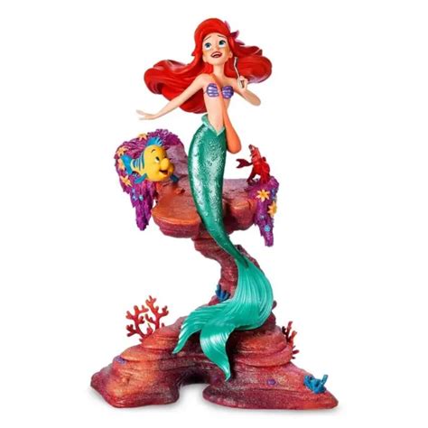 Disney Parks 2023 The Little Mermaid Ariel Light Up 13” Figurine Statue
