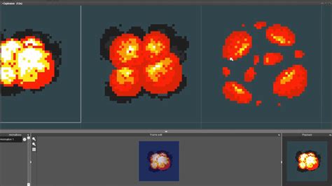 Pixel Art Animation Time Lapse 4 Explosion Youtube