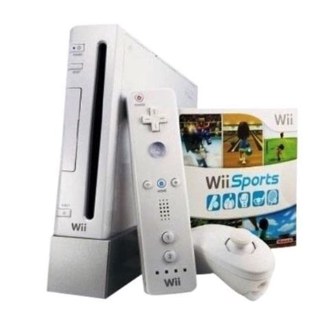 Wii Game Console With Wii Sports Bundle Refurbished